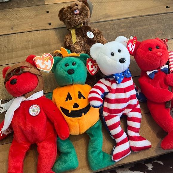 Five new beanie babies with tags - Picture 1 of 1
